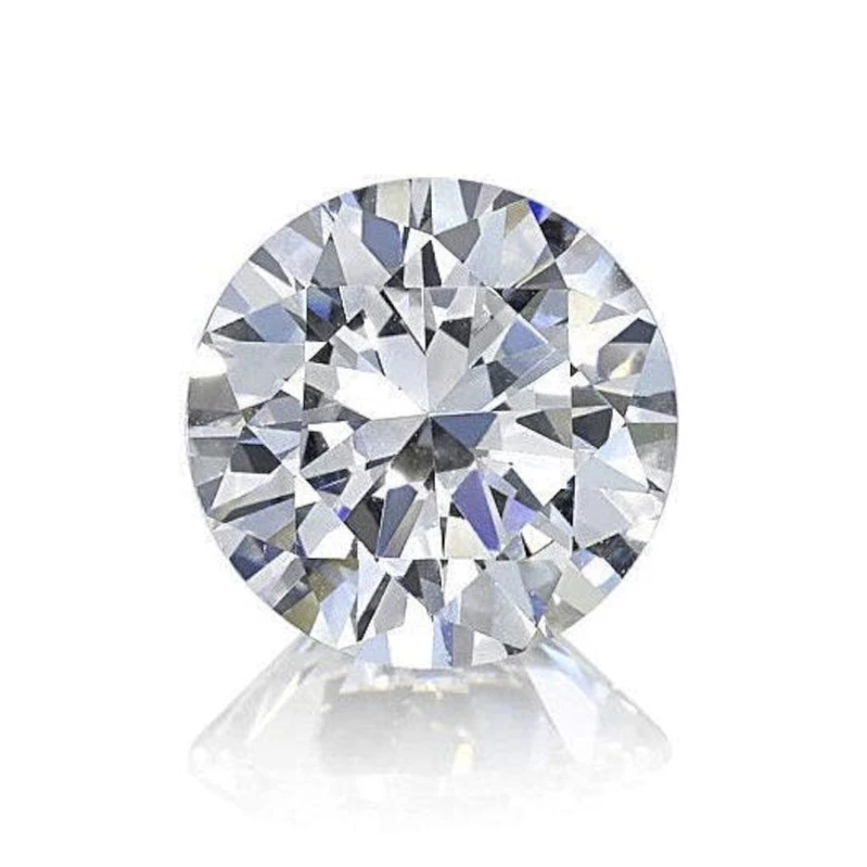 Loose HPHT lab grown diamond – round brilliant cut with symmetrical facets and high clarity