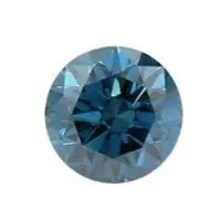 Fancy blue round lab grown diamond for B2B diamond sourcing and retail supply