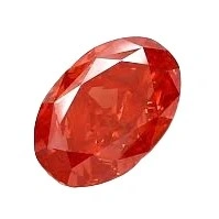 Fancy orange oval lab grown diamond crafted for contemporary diamond brands
